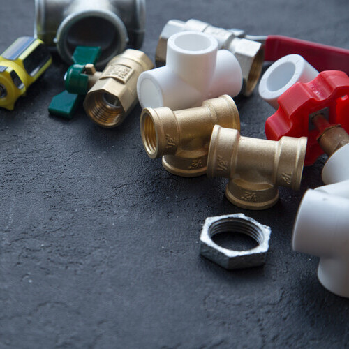 A variety of plumbing tools